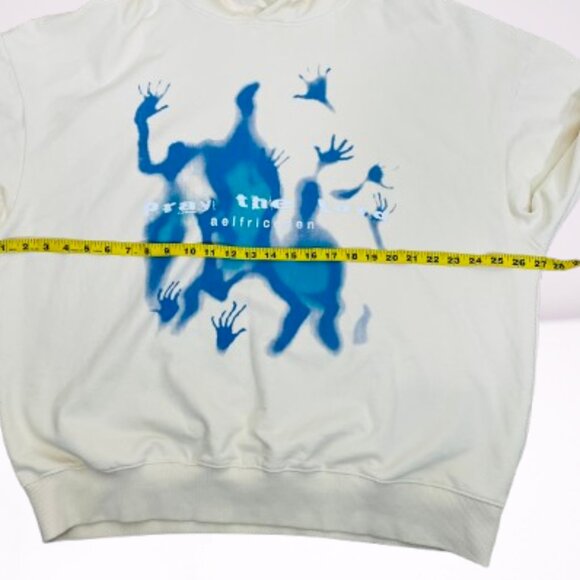 Aelfric Eden Unisex Abstraction Shadow Graphic Oversized Hoodie Size XL - Picture 8 of 11